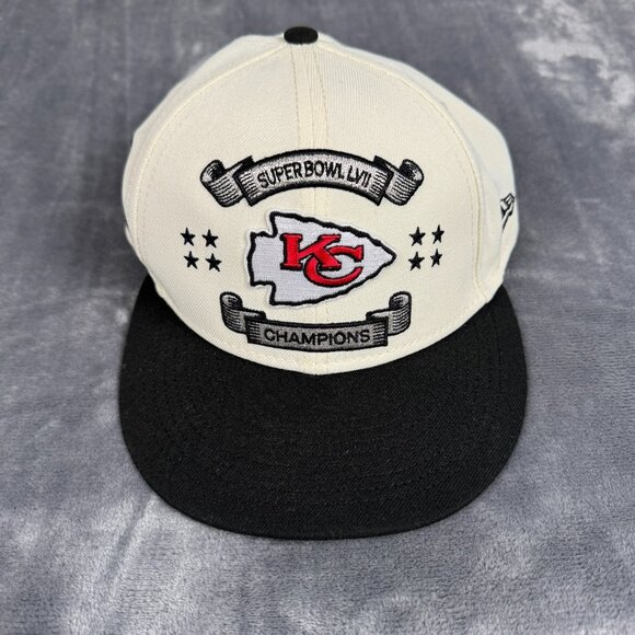 KC Kansas City Chiefs NFL Super Bowl LVII Champions Hat 9FIFTY New Era - Picture 1 of 6